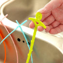 Bathroom Hair Drain Sewer Dredge Toilet Flusher Home Pipe Cleaning Hook Tools