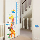 Kids Room Decorations Stickers Giraffe Height Stickers Cartoon FT
