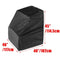 45x46x40 Inch Boat Cover Yacht Boat Center Console Cover Mat Waterproof Dus C5H3