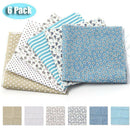 Mixed 100% Cotton Fabric Material Bundle Scraps Offcuts Quilting Quilt Fabric x6