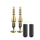 2X 3.5mm Male Stereo Audio AUX Adapter Plug Jack Adapter Repair for Earphone