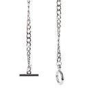 Double Layers Pendant  Metal  Long Chain Necklace Fashion Women men Jewelry Gift