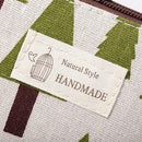 Printed Cosmetic Bag Canvas Purse Zip Makeup Wash Storage Pouch (Style 3) A