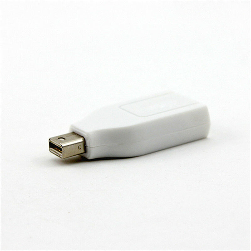 Mini DP Display Port Male to HDMI Female Converter Adapter for MacBook Pro White