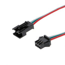 10 Pairs JST SM 3 Pin Male Female Plug Connector Cable For WS2811 LED Lamp Strip