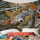 Printed Wall Hanging Decor Tapestry Throw Blanket Bedspread Deer 90inch