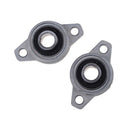 2Pcs 12mm Bore Diameter KFL001 Pillow Block BearingBDlange Rhombic Bearings Kw