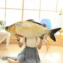 Big Fish Shape Decorative Cushion Throw Pillow with Inner Home Decor Cartoo