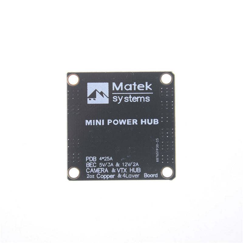 Matek Mini Power Hub Power Distribution Board PDB with BEC 5V & 12V for FPV A lj