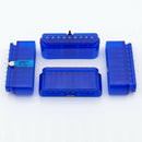2Pcs Blue 9 Pin 90 Disgree Female Connector Game Controller Socket Slot For U5O2