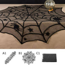 Halloween Table Runner Spider Web Lace Halloween Table Flag Table Cover New GSW