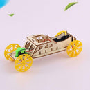 Fun Creative DIY Wood Car Materials Kit Early Education Assembly Toys
