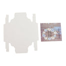 12 Set/Pack Color Printed Jewelry Necklace Packing Box Gift Box, White Wreath