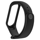 Silicone Smart Bracelet Strap Replacement Wristband for Mi Band 4 (Black)