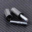 Exhaust Studs Bolt Nuts Gasket fit for GY6 50cc 125cc 150cc QMB139 Motor Scooter