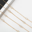 2x Beaded Eyeglasses Chain Glasses Necklace Lanyard Sunglasses Stap Retainer