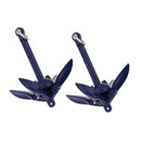 2-Pack Anchor Folding - Aluminum Alloy Grapnel Anchor System Boat Yacht Raft
