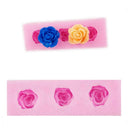 DIY Flower Cake Fondant Mould Rose Sugar Decorating Baking Icing Pastry Mol Z4N4