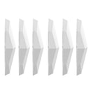 6pcs Car Door Anti Collision Bumper Strips for Car Trucks with Sound Alarm