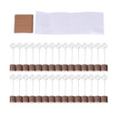 30Pcs Table Name Card Stand Holder with 35Pcs Kraft Place Cards Bulk for We