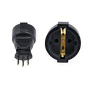 Italy Switzerland to EU Germany Plug Power Adapter 3-Pin Socket For Travel 10A