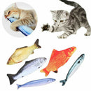 5 Pack Realistic Interactive Fish Cat Kicker Crazy Pet Catnip ToysB.SE