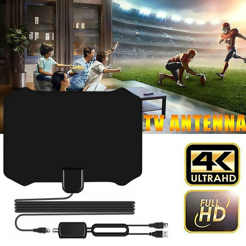 HJ0003 200 Miles 20DB 1080p HDTV Digital Aerial Indoor Satellite Grid Antenna