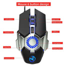 USB Wired Gaming Mouse 7 Color Breath Light Ergonomic Programmable Mice