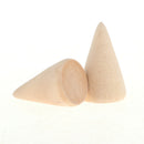 Necklace Finger Rings Jewelry Display Stand Holder Showing Rack Wooden Cones