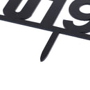 Congrats Grad Cake Topper Black Class LJf 2019 Acrylic Cake Picks Cake Topper .