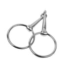 Loose  Horse Bit Simply Broken Bradoon Bit with Sliding Rings