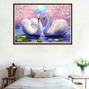 Two White Swans 5D Diamond Painting Embroidery DIY Cross Stitch Home Decor