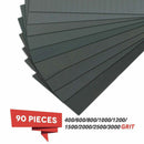 Wet Dry Sandpaper 400-3000 Grit Assortment Abrasive Sanding Paper 36Pcs/Kit