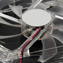 120mm Fans 4 LED LED Blue Computer Case Cooling K3M3