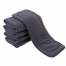 5 Layers Stay Dry Bamboo Charcoal Fleece Baby Cloth Diaper Inserts, Absorbe M6V7