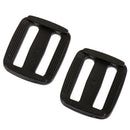 40pcs Plastic Slider Tri-Glide Adjust Buckles Backpack Straps Webbing 20mm