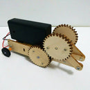 Electric Gears Car Kids DIY Science Project Toys Technology Fun Physics Exp W4U5