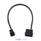 4pin IDE Molex to 1-Port 3Pin/4Pin Cooler Cooling Fan Splitter Power Cable