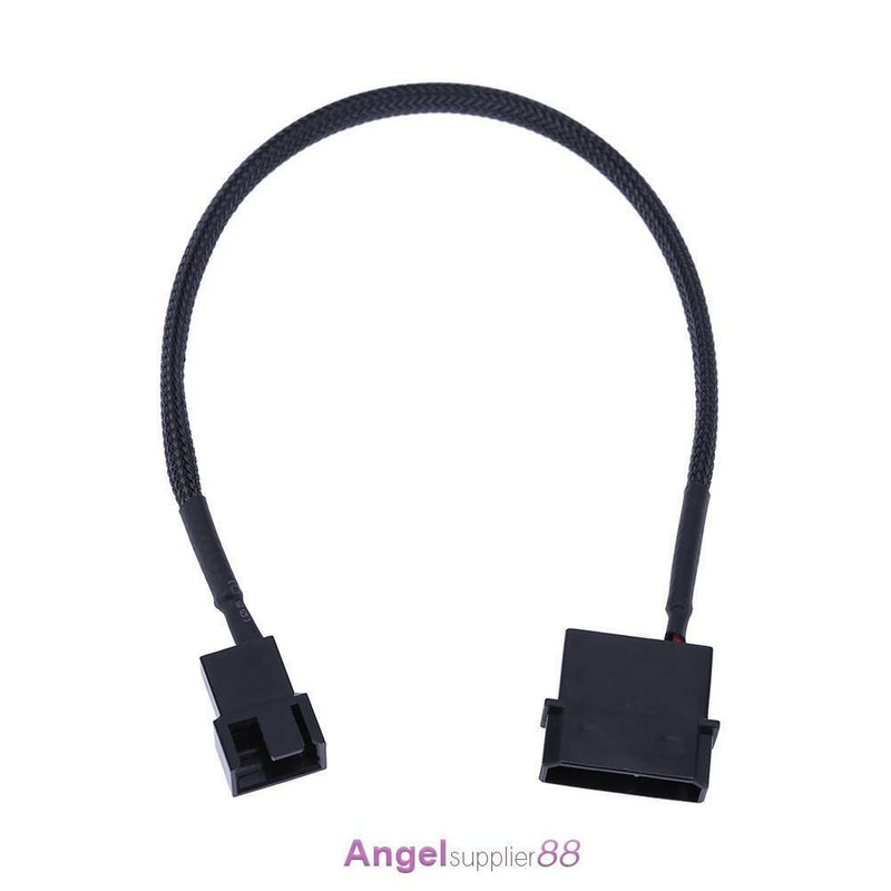4pin IDE Molex to 1-Port 3Pin/4Pin Cooler Cooling Fan Splitter Power Cable