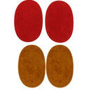 2 Pairs Fabric Sew on Oval Elbow Knee Patch DIY Repair Mend Sewing Applique