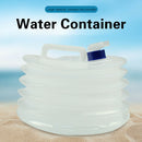 5L Collapsible Water Container Outdoor Water Carrier Storage Jug w/ Spigot