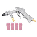 Sandblaster Kit Air Nozzles Sandblasting Feed Siphon Gun Sand Blast Blaster E2Z7