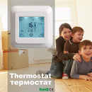 1X(Touch Screen Thermostat Electric Thermostat Room Thermostat Underfloor H