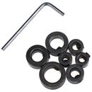 7x 3-12mm Woodworking drill bit depth stop collars positioner drill locator s ^