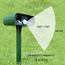 Solar Power Ultrasonic Pest Animal Repeller Garden Scarer Dog Cat Home L5M1