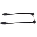 2 x DC Power 5.5x2.1mm Female To 5.5mmx2.5mm Male Adapter Cable Right Angle