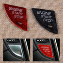 Engine Start Stop Switch Button Cover Red/Black Fit For Cadillac ATS 2013-2019