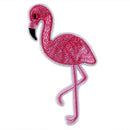 10PCS Flamingo Patch Embroidered Sew Iron On Bag Fabric Applique DIY Craft J LJ