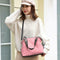 Shoulder Messenger Handbags Women Large Capacity Totes Crossbody Bag (Pink)