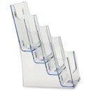 Clear 4-Tier Brochure Holder Literature Holders Flyer Holder Plastic Displa